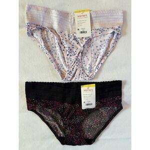 NEW Warners Hipster Panty No Pinching Problems 2 Pair Women's Panty Size Medium